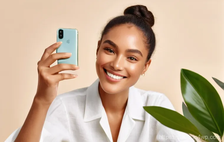 소셜 미디어에서의 지속 가능한 뷰티 트렌드 - **Image Prompt: A diverse female beauty influencer in her late 20s to early 30s, smiling authentical...